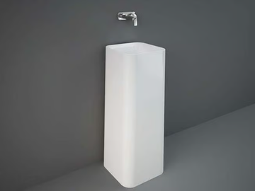 RAK-PETIT - Freestanding square ceramic washbasin by RAK Ceramics - view 3